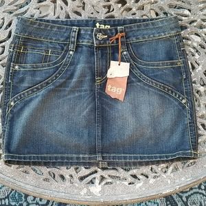 TAG Jeans Denim Mini skirt ID#5015